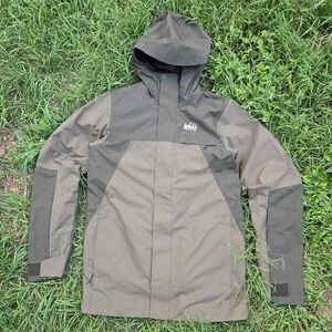 REI Co-op Powderbound 3-in-1 Jacket M Tall Men Ski Waterproof Green 2024 Puffer